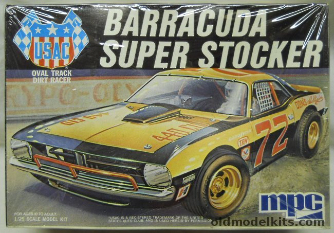 MPC 1/25 Plymouth Barracuda Super Stocker, 1-2755 plastic model kit